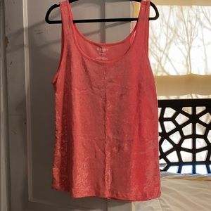 Old navy sequin tank salmon size XXL